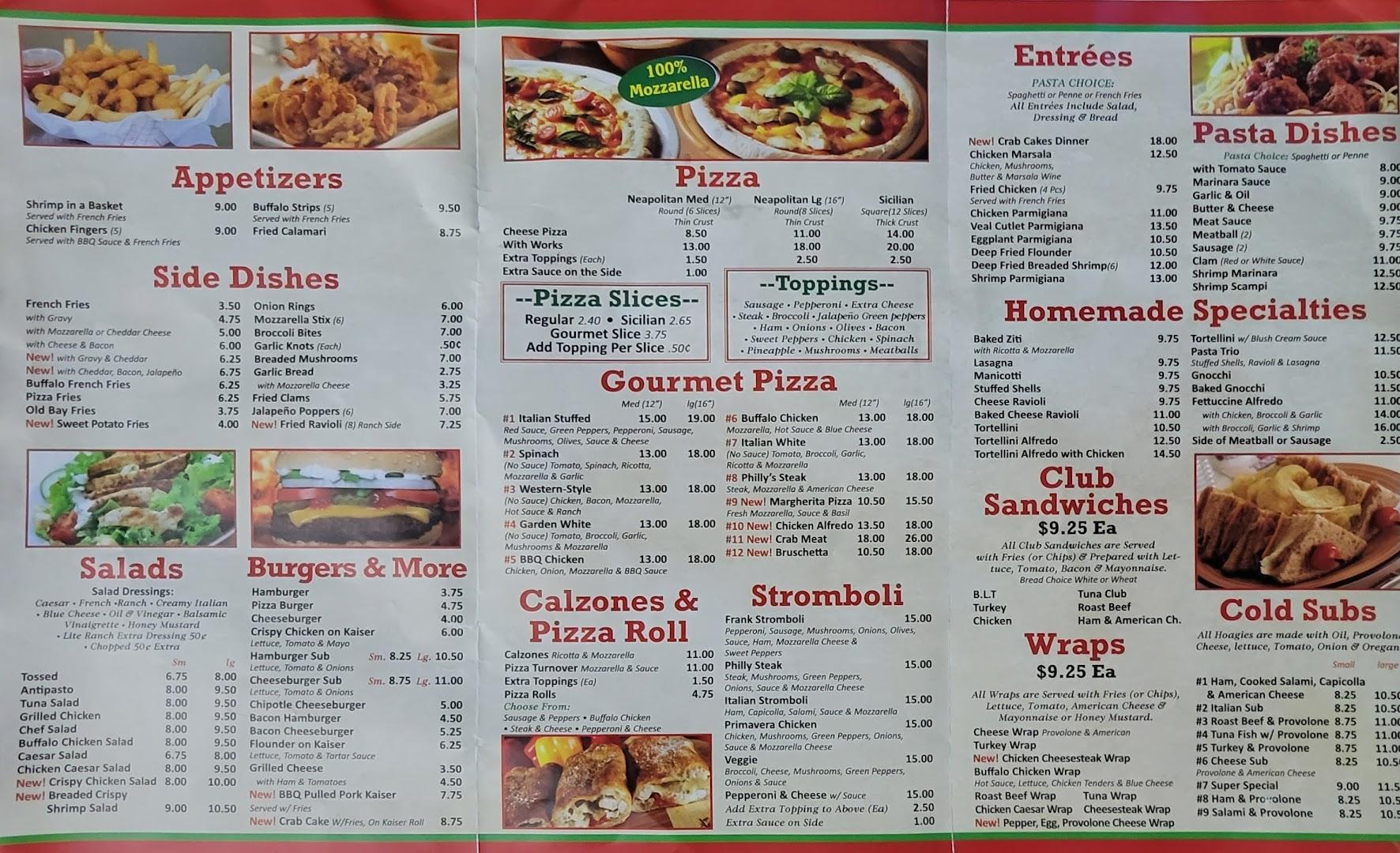 Frank's Pizzeria Menu image 3